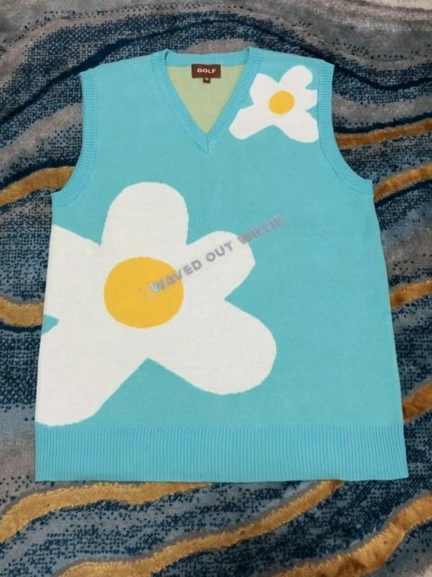 Свитер Golf Wang 19SS BLUE SWEATER VEST 